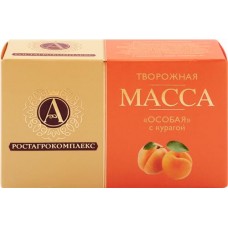 Масса творожная А.РОСТАГРОКОМПЛЕКС Особая с курагой 23%, без змж, 100г в магазинах Лента