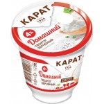 Творог зерненый КАРАТ Домашний 4%, без змж, 300г Творог зерненый КАРАТ Домашний 4%, без змж, 300г