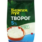 Творог БЕЖИН ЛУГ 5%, без змж, 300г Творог БЕЖИН ЛУГ 5%, без змж, 300г
