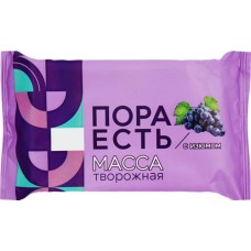 Масса творожная ПОРА ЕСТЬ с изюмом 10%, без змж, 150г в магазинах Лента