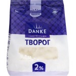 Творог DANKE 2%, без змж, 350г Творог DANKE 2%, без змж, 350г