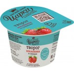 Творог ЦАРКА Земляника, со сливками 5%, без змж, 140г