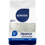 Творог рассыпчатый BONVIDA 5%, без змж, 500г Творог рассыпчатый BONVIDA 5%, без змж, 500г