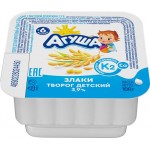 Творог для детей АГУША со злаками, 3,9%, без змж, 100г