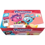 Творог для детей РАСТИШКА Клубника, банан/Пломбир 3,5%, без змж, 6x45г