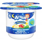 Творог для детей АГУША Засыпай-ка Клубника, банан, мелисса 3,8%, без змж, 100г