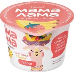 Творог МАМА ЛАМА с клубникой и бананом 3,8%, без змж, 100г