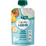 Биотворог для питания детей ФРУТОНЯНЯ Манго, банан 4,2% обогащенный витамином D3, без змж, 90г Биотворог для питания детей ФРУТОНЯНЯ Манго, банан 4,2% обогащенный витамином D3, без змж, 90г