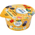 Десерт овсяный ФРУТОНЯНЯ ФрутоЗлаки Яблоко, лесные ягоды, 140г