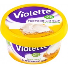 Сыр творожный КАРАТ Виолетта Сливочный 70%, без змж, 140г в магазинах Лента