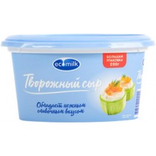 Сыр творожный ЭКОМИЛК 60%, без змж, 200г в магазинах Лента