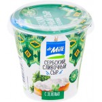 Сыр DR.MILK Сербский сливочный с зеленью 55%, без змж, 150г