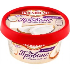 Сыр творожный мягкий PRESIDENT Прованс сливочный 65%, без змж, 120г в магазинах Лента