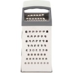 Терка HOMECLUB Ordinario, 4-х гранная, 23x10x7,6см, нержавеющая сталь, пластик