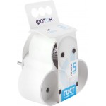 Разветвитель электрический ФОТОН АМ 16-3Е, 16А, 3 гнезда, с заземлением Разветвитель электрический ФОТОН АМ 16-3Е, 16А, 3 гнезда, с заземлением