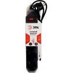 Сетевой фильтр ЭРА 5розеток с заземлением выключателем Б0015214, 1,5м Сетевой фильтр ЭРА 5розеток с заземлением выключателем Б0015214, 1,5м