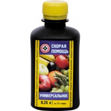 Удобрение торфо-гуминовое СКОРАЯ ПОМОЩЬ Универсальное, жидкое, 250мл в магазинах Лента