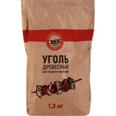 Уголь древесный для грилей и мангалов 365 ДНЕЙ, 1,3кг в магазинах Лента