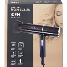 Фен HOMECLUB Black Арт. DLY-2800 в магазинах Лента
