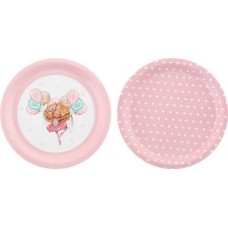 Тарелки одноразовые Girls d=23см бумажные Арт. ТРЛ23, 6шт в магазинах Лента