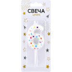 Свеча Цифра 6 Арт. СЦ6