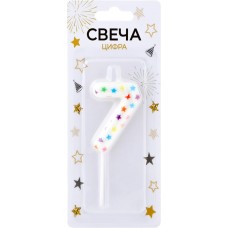Свеча Цифра 7 Арт. СЦ7 в магазинах Лента