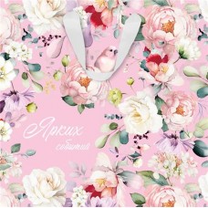 Пакет подарочный Flora, 45х41х18см, Арт. GL в магазинах Лента