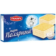 Торт вафельный ПЕКАРЬ Полярный, 213г в магазинах Лента Торт вафельный ПЕКАРЬ Полярный, 213г в магазинах Лента