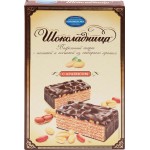 Торт вафельный ШОКОЛАДНИЦА в глазури с арахисом, 430г Торт вафельный ШОКОЛАДНИЦА в глазури с арахисом, 430г