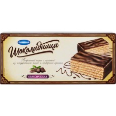 Торт вафельный ШОКОЛАДНИЦА Классический в глазури, 240г в магазинах Лента