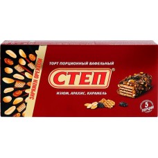 Торт вафельный СТЕП Mix глазированный, 220г в магазинах Лента