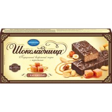 Торт ШОКОЛАДНИЦА порционный с карамелью, 180г в магазинах Лента