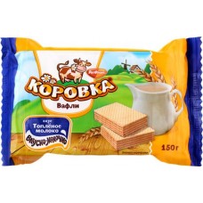 Вафли РОТ ФРОНТ Коровка вкус топленое молоко, 150г в магазинах Лента