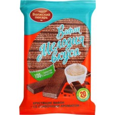 Вафли ВОЛЖСКИЙ ПЕКАРЬ Мелодия вкуса со сливочным вкусом, 220г в магазинах Лента Вафли ВОЛЖСКИЙ ПЕКАРЬ Мелодия вкуса со сливочным вкусом, 220г в магазинах Лента