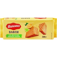 Вафли ЯШКИНО Лимон-лайм, 300г в магазинах Лента