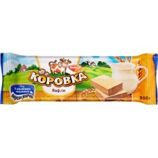 Вафли РОТ ФРОНТ Коровка вкус топленое молоко, 300г в магазинах Лента
