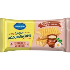Вафли КОЛОМЕНСКОЕ со вкусом топленое молоко, 200г в магазинах Лента