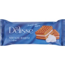 Вафли мягкие DELISSE Гофры с суфле, 122г в магазинах Лента