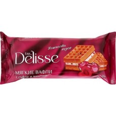 Вафли мягкие DELISSE с суфле и вишней, 122г в магазинах Лента Вафли мягкие DELISSE с суфле и вишней, 122г в магазинах Лента