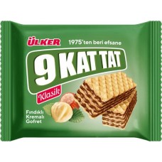 Вафли 9 KAT TAT с кремом из лесного ореха, 39г в магазинах Лента