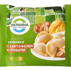 Вареники ОКРАИНА с картофелем и грибами, 500г в магазинах Лента