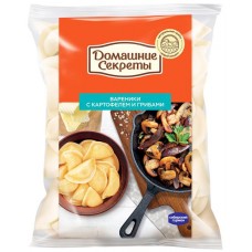 Вареники ДОМАШНИЕ СЕКРЕТЫ с картофелем и грибами, 800г в магазинах Лента