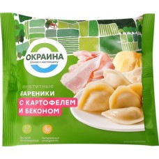 Вареники ОКРАИНА с картофелем и беконом, 500г в магазинах Лента