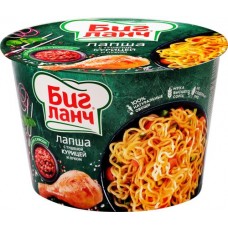 Лапша БИГ ЛАНЧ с тушеной курицей и луком, 90г в магазинах Лента