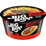 Лапша BIGBON со вкусом говядины и томатным соусом с базиликом, 85г