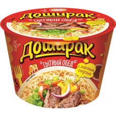 Лапша DOSHIRAK Сытный обед со вкусом говядины, 110г в магазинах Лента