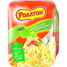 Лапша РОЛЛТОН острая куриная По-домашнему, 90г в магазинах Лента