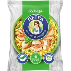 Вермишель ПЕТРА со вкусом курицы, 50г в магазинах Лента