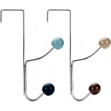 Вешалка ATTRIBUTE Interior, на дверь, с 2 крючками, металл Арт. AHH020 в магазинах Лента