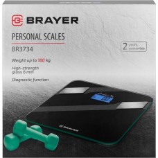 Весы напольные BRAYER до 180кг, Арт. BR3734 в магазинах Лента